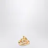 Panconesi Triptych Blow Up Gold Ring In Metallic