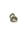 Panconesi Twisted Double-loop Silver Ear Cuff In Gold