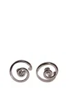 Panconesi Vortice Huggies Earrings In Black