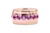 Pandora - Pink Sparkling Row Clip Charm - In Pink