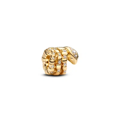 Pandora 14k Gold Plated Curled Snake Charms