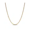 Pandora 14k Gold Plated Elongated Link Chain Necklace In Gold Plated