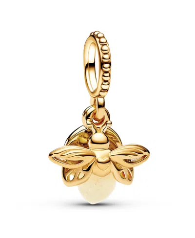 Pandora 14k Gold-plated Glow-in-the-dark Firefly Dangle Charm