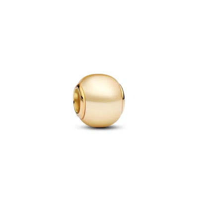 Pandora 14k Gold-plated Round Yellow Lacquered Charms