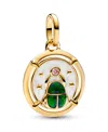 Pandora 14k Gold-plated Scarab Beetle Medallion Charm In Gold