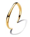 Pandora 14k Gold-plated Shaped Open Bangle In 14k Gold-plated In Gold