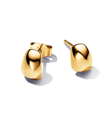 Pandora 14k Gold-plated Shaped Stud Earrings