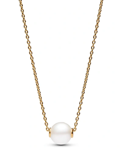 Pandora 14k Gold-plated Sparkling Treated Freshwater Cultured Pearl Collier Necklace