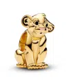Pandora 14k Gold-plated The Lion King Simba Charm In Gold