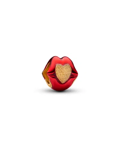 Pandora 14k Gold-plated Lips Of Love Heart Charm