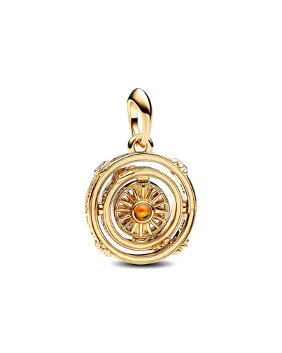Pandora 14k Plated Cz Game Of Thrones Charm In Gold