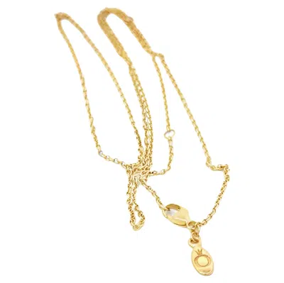 Pre-owned Pandora 14k Solid Gold Chain Necklace In Multi
