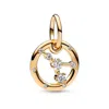 Pandora 14k Gold-plated Zodiac Dangle Charm