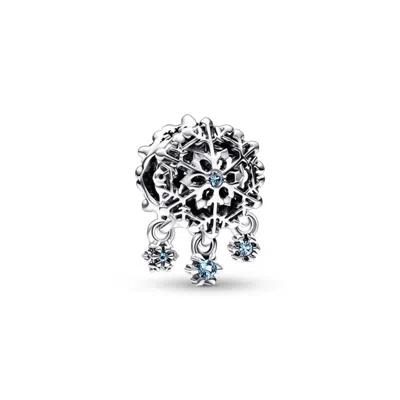 Pandora 潘多拉冰晶雪花坠饰串饰925银时尚搭配diy组套手链送礼 In Metallic