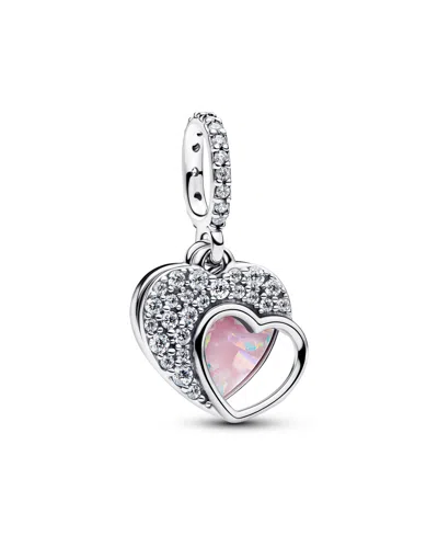 Pandora Beautiful Mother Double Dangle Charm In Metallic