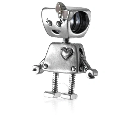 Pandora Bella Bot Charm In Sterling Silver In Metallic