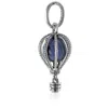 Pandora Blue Hot Air Balloon Travel Charm In Sterling Silver In Silver