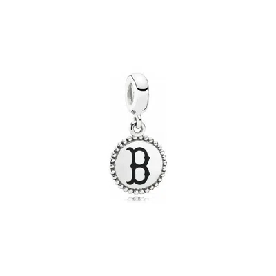 Pandora Boston Red Sox Mlb Logo Dangle In Metallic