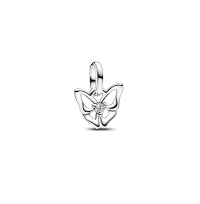 Pandora Butterfly Mini Dangle Charm In Silver
