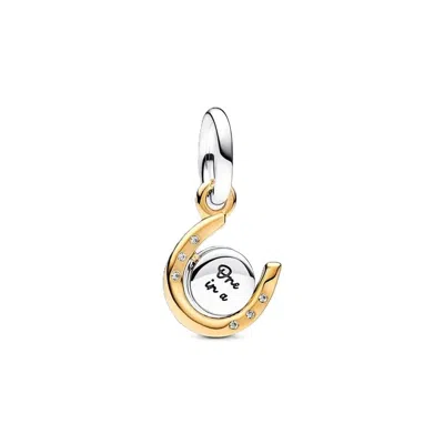 Pandora Charms Mod. Spinning Disc Horseshoe Dangle ***special Price*** In Gold