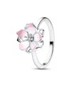 Pandora Cherry Blossom Ring In Multi