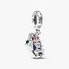 Pandora Christmas Sleigh Dangle Charm In Silver In Metallic