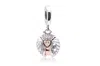 Pandora Club 2022 Ladybird & Heart Dangle Charm In Pink