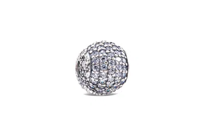 Pandora Cosmic Stars Clip - Clear Cz - In Metallic