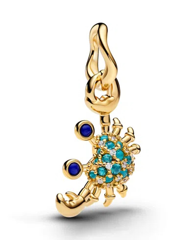 Pandora Crab Dangle Charm In Gold
