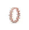 Pandora Cubic Zirconia Moments Daisy Flower Ring In Rose Gold
