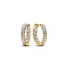 Pandora Cubic Zirconia Row Eternity Hoop Earrings In Clear