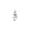 Pandora Cultured Pearl And Arrows Mini Dangle Charms In Sterling Silver