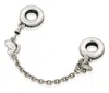 Pandora Decorative Butterflies Safety Chain In Metallic