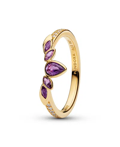 Pandora Disney Frozen Queen Anna Tiara Ring In Gold