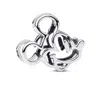 Pandora Disney Mickey Mouse Openwork Charms In White