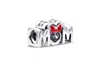 Pandora Disney Minnie Mouse Bow & Mum Charm In Red