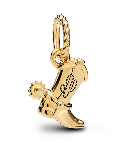 Pandora Disney Pixar Toy Story Cowboy Boot Charm In Gold