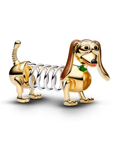 Pandora Disney Pixar Toy Story Slinky Dog Charm In Gold
