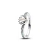 Pandora Disney Princess Ariel Shell Treated Cultured Pearl Ring In Sterling Silver