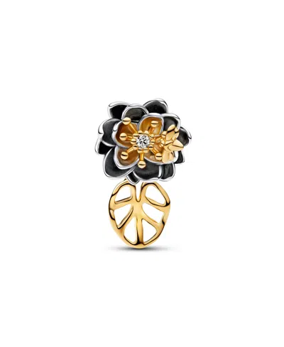 Pandora Disney Princess Tiana Lotus Flower Lab-grown Diamond Charm In Multi