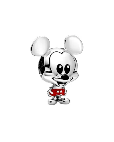 Pandora Disney X  Silver Cz Charm In Metallic