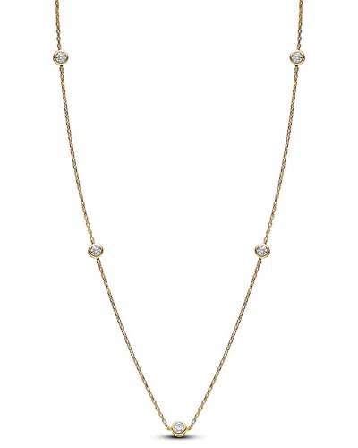 Pandora Era Bezel 14k 0.50 Ct. Tw. Lab-grown Diamond Necklace
