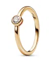 Pandora Era Lab-grown Diamond Bezel Ring In Gold