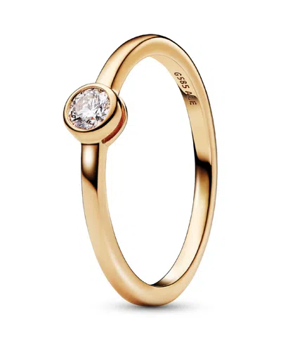 Pandora Era Lab-grown Diamond Bezel Ring In Gold