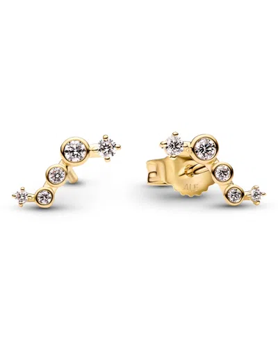 Pandora Era Lab-grown Diamond Droplet Stud Earrings In Gold