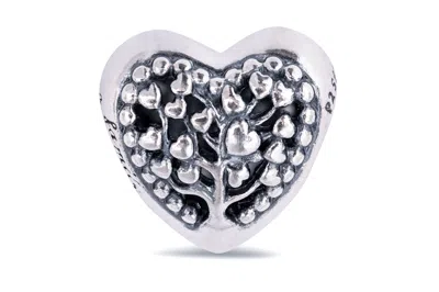 Pandora Flourishing Hearts Charm - In Metallic