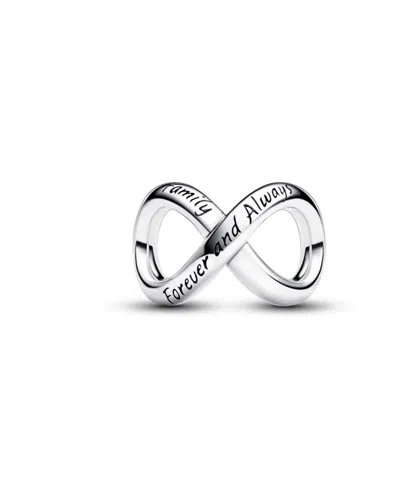 Pandora Forever Always Infinity Charm In Silver
