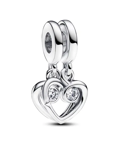 Pandora Forever Always Splittable Dangle Charm In Silver