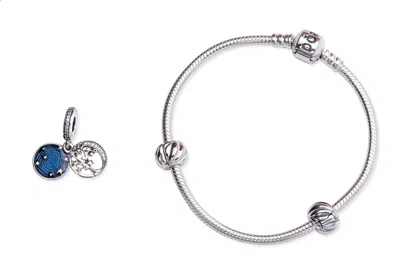 Pandora Galaxy Moon Bracelet Gift Set In Metallic