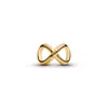 Pandora Gold-plated Forever Always Infinity Charms In Gold